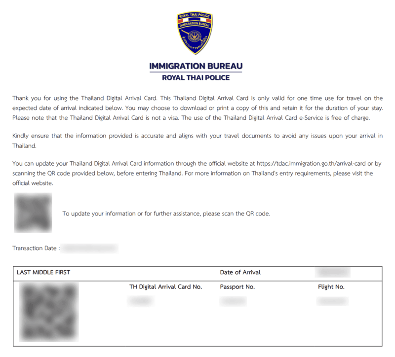 TDAC Application Process - Step 8