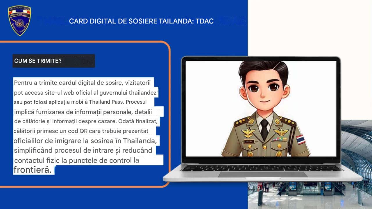Ghid original pentru cardul digital de sosire în Thailanda